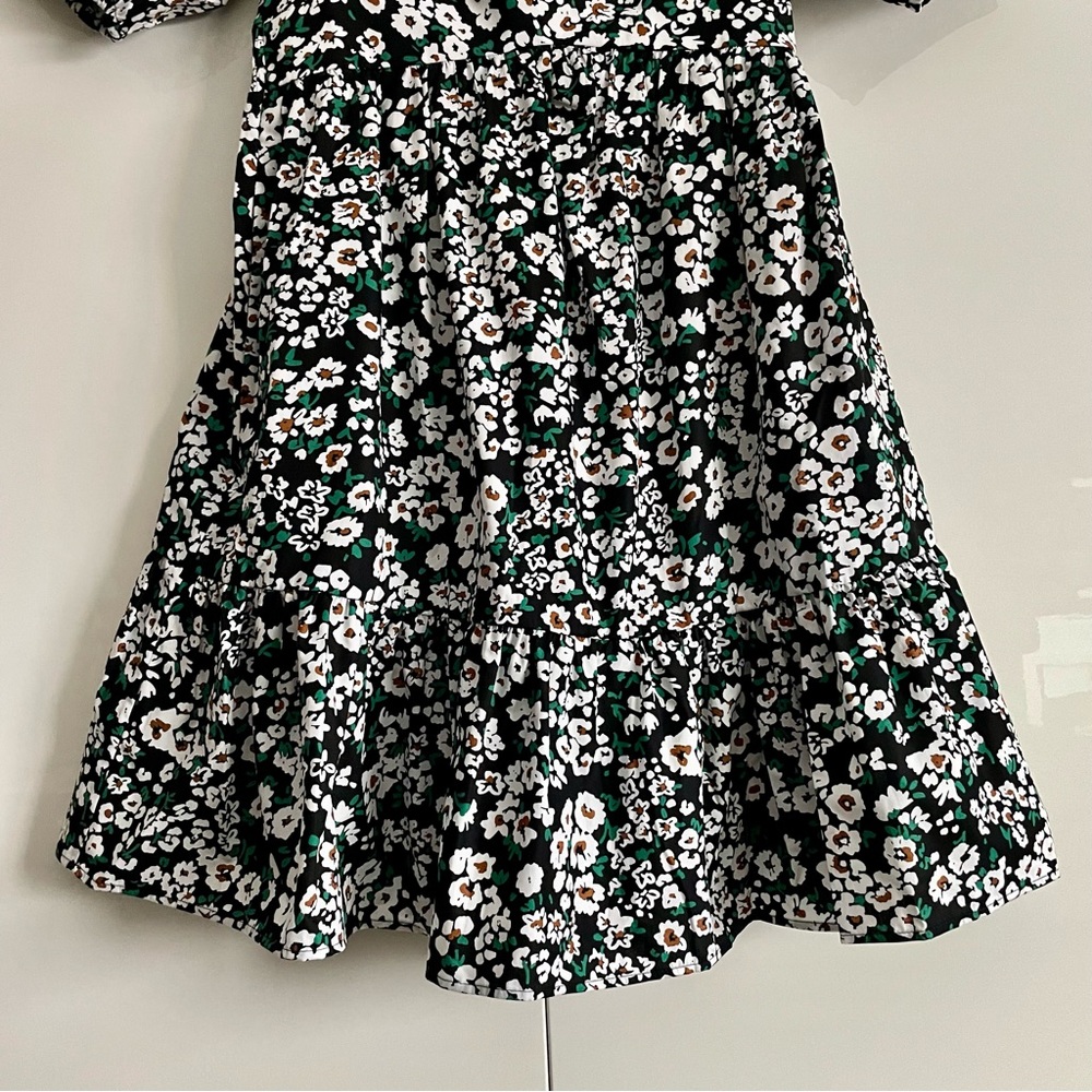 Boden Floral Puff Sleeve Tiered Ruffle Boho Dress Size 6 NWT - Picture 13 of 16